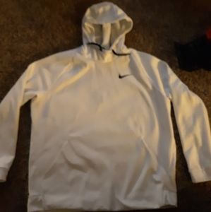 White Nike pullover sweater